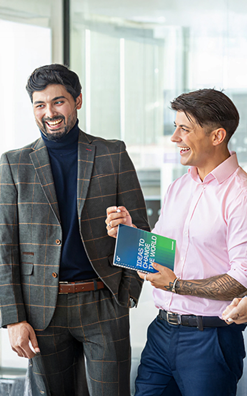 people taking to each other