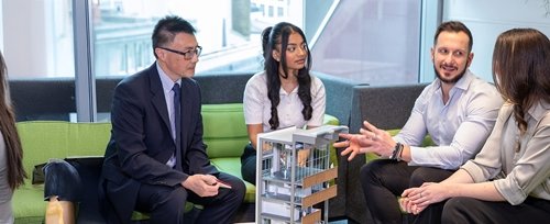 Group of people talking