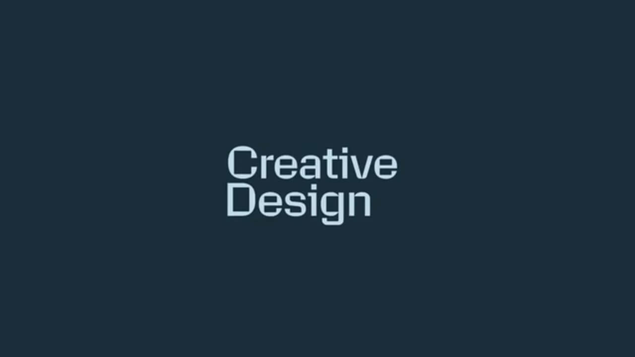 Creative Design title slide