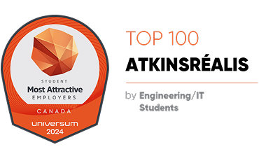 Top 100 Most Attractive Employers in Canada 2024 badge by Engineering/IT Students