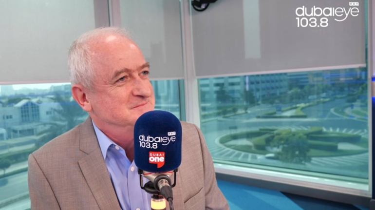 roger speaking at dubai eye channel