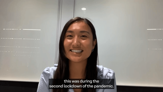 This was during the second lockdown of the pandemic