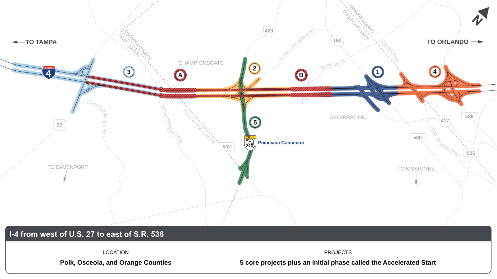 Map of the I-4 program