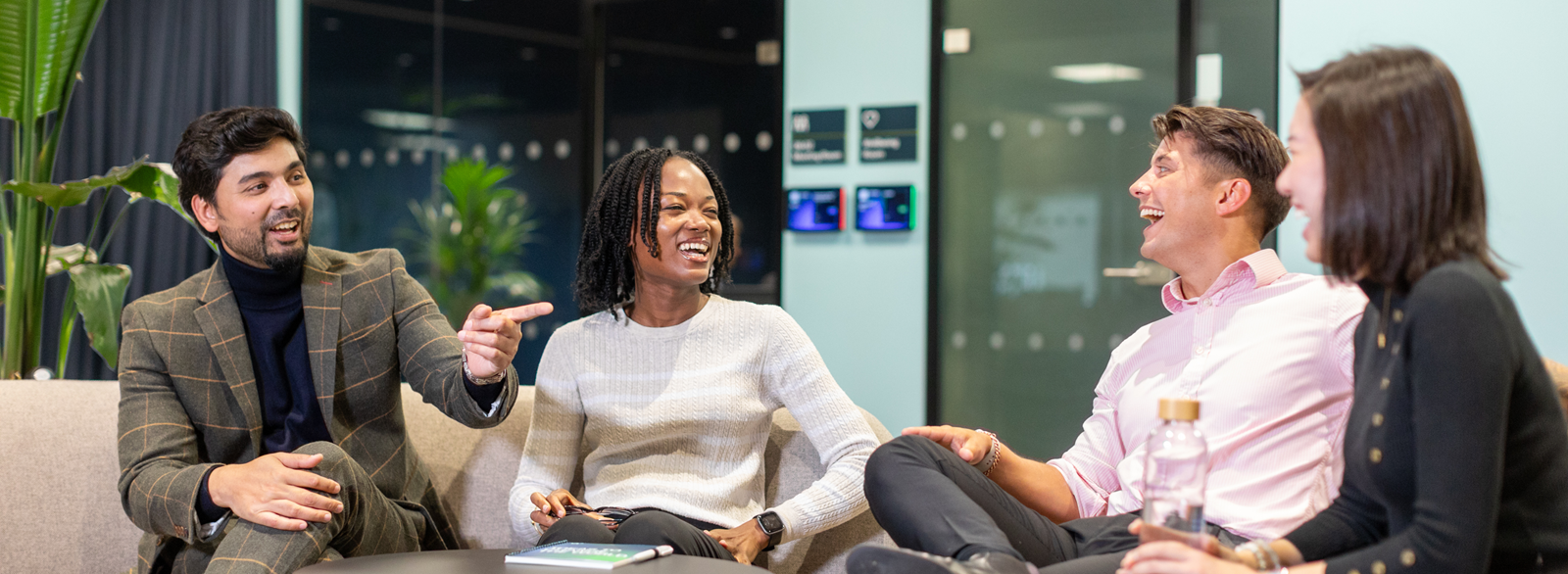 people having group discussion