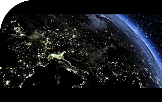 Space view of our planet earth