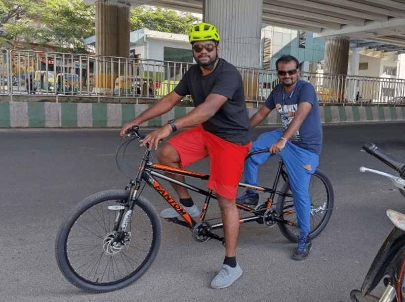 image of employees standing at a team outing