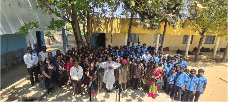 Image of teachers and Atkins employees