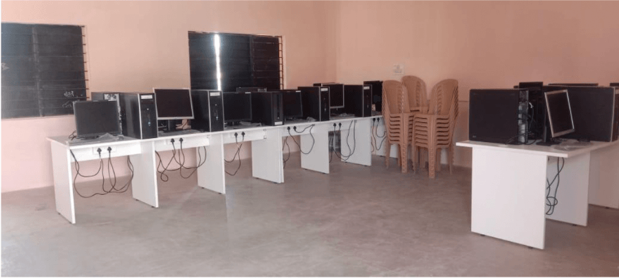 Image of the new computers donated to schools in India by Atkins