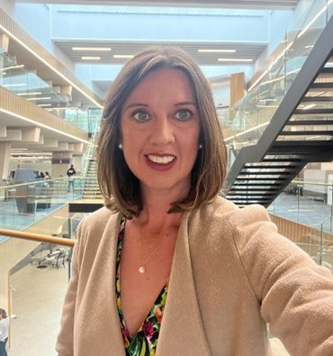 A Picture of Charity smiling.