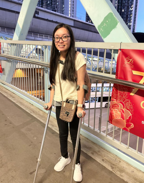 Picture of Molly standing outdoors