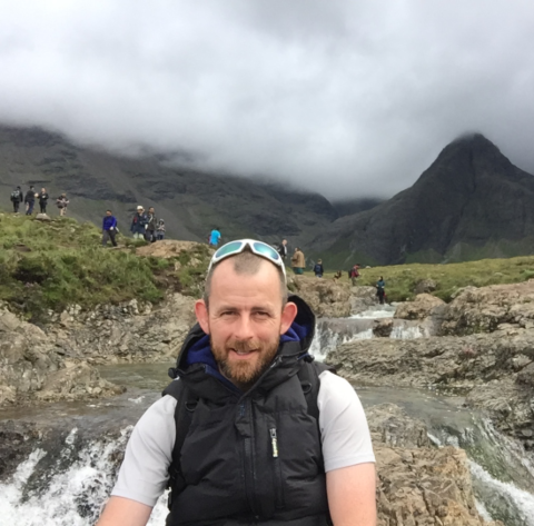 Image of Keith on a trek