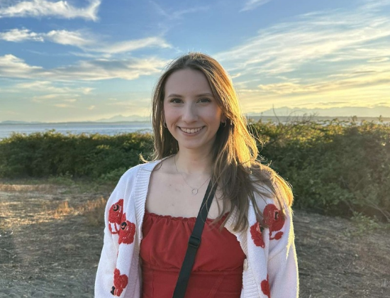 Image of grace near a lake