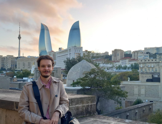 Picture of Tomasz in Azerbaijan
